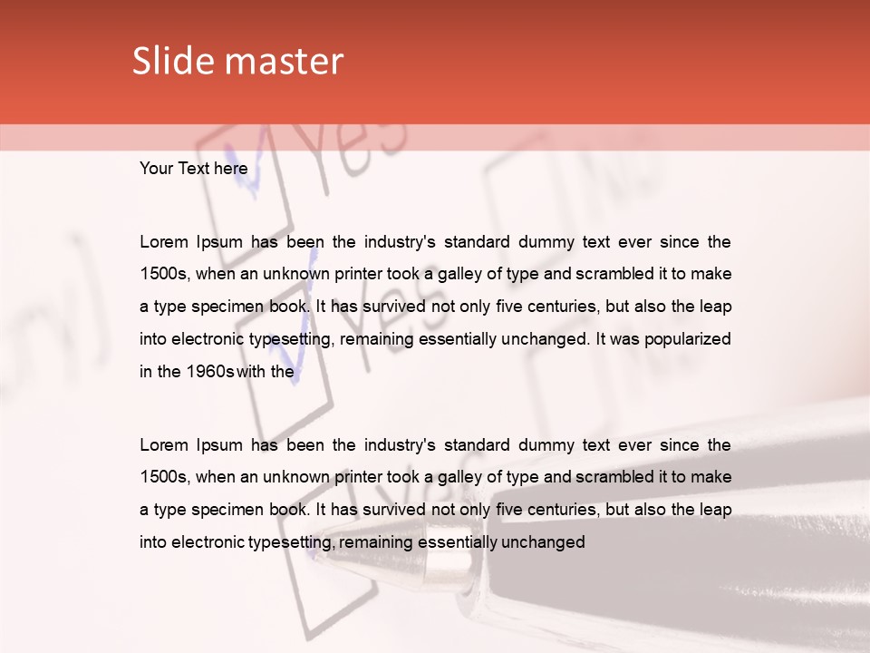 Poll Survey Filling PowerPoint Template