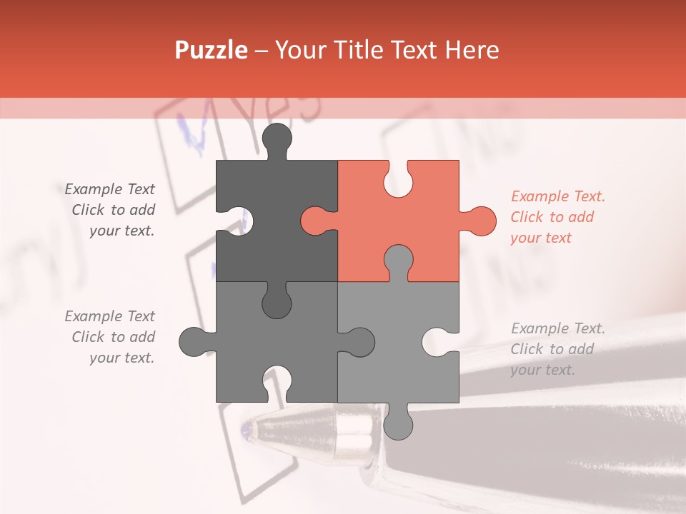 Poll Survey Filling PowerPoint Template