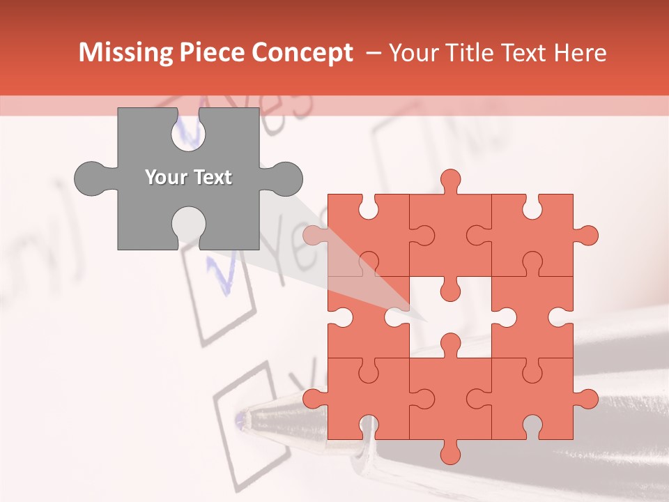 Poll Survey Filling PowerPoint Template