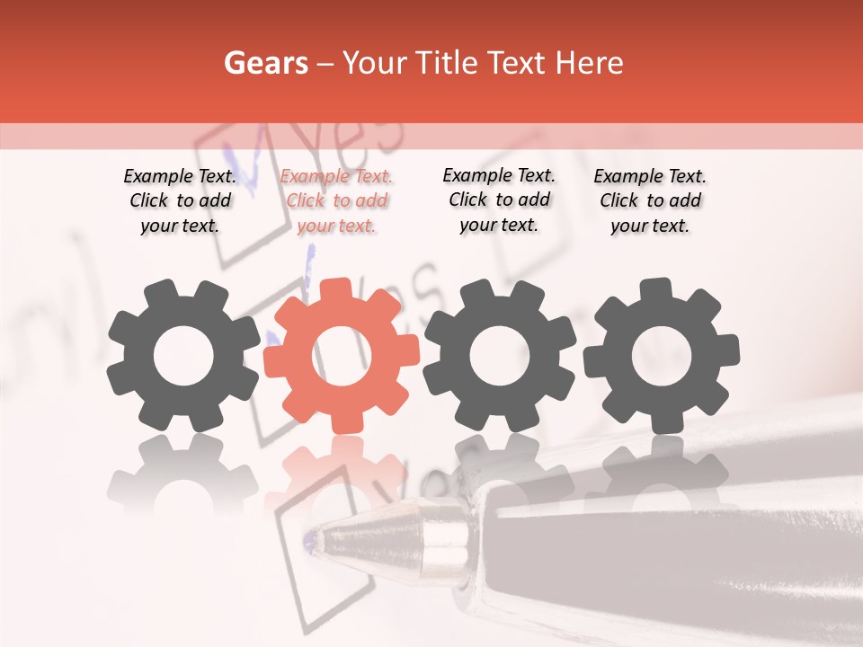 Poll Survey Filling PowerPoint Template