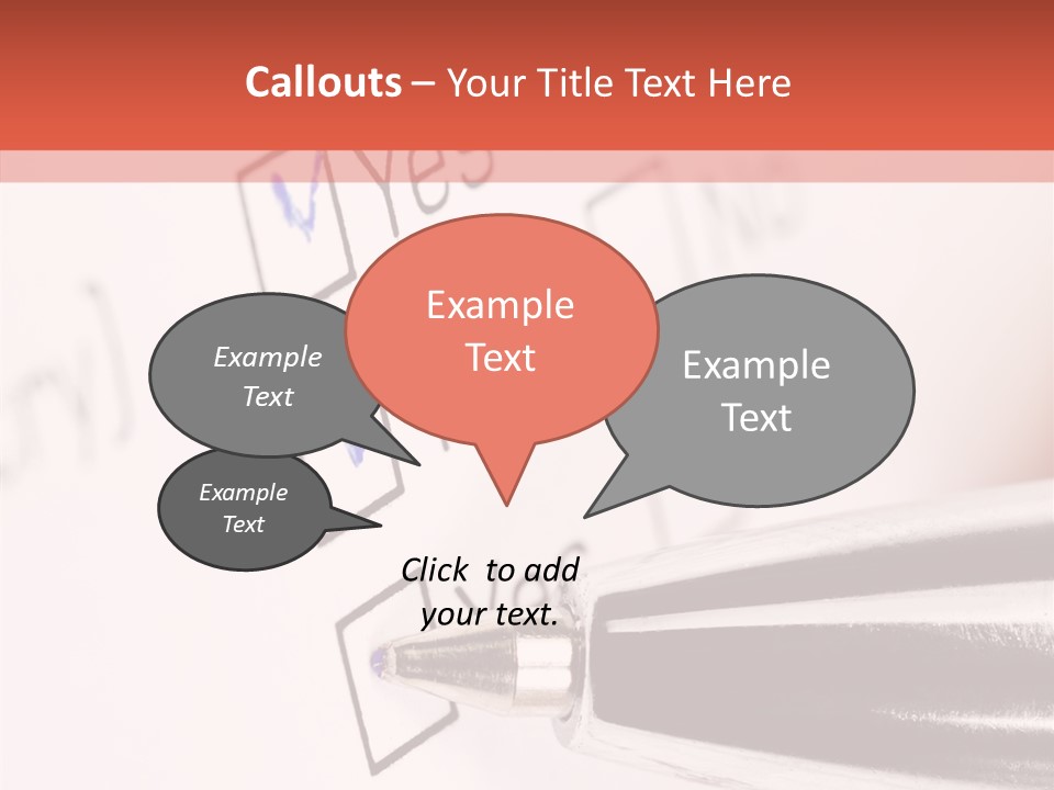 Poll Survey Filling PowerPoint Template