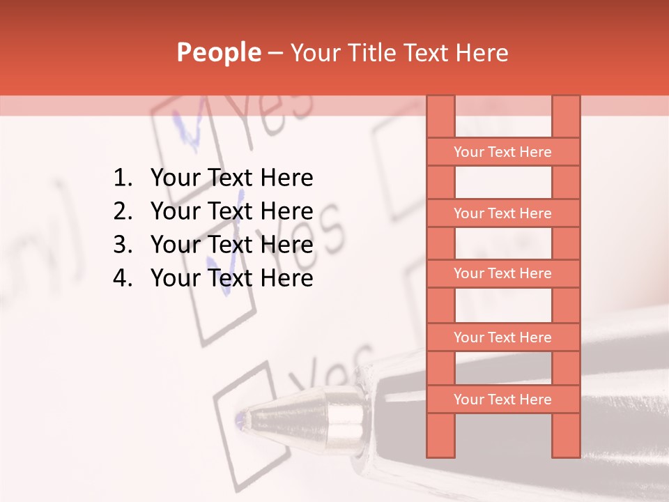 Poll Survey Filling PowerPoint Template