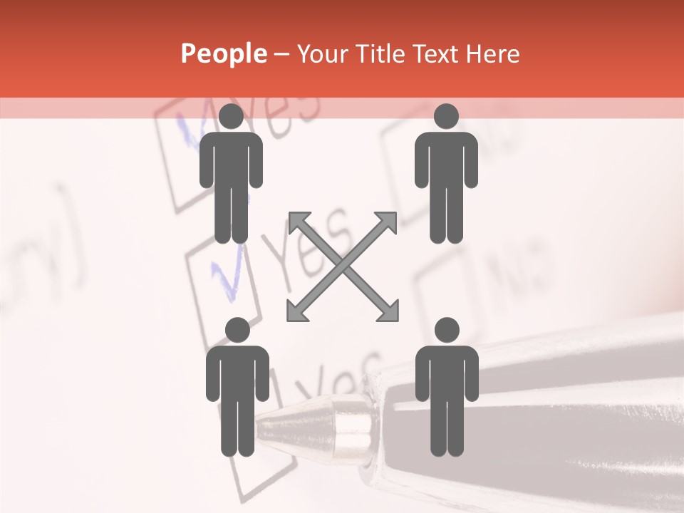 Poll Survey Filling PowerPoint Template
