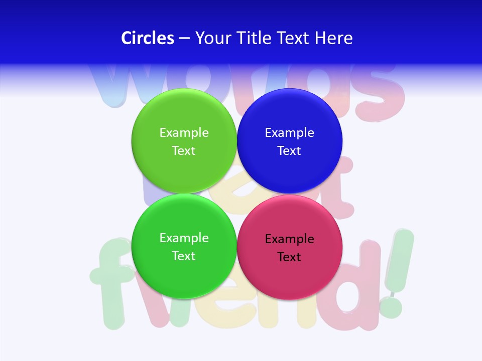 Bff Color Worlds PowerPoint Template
