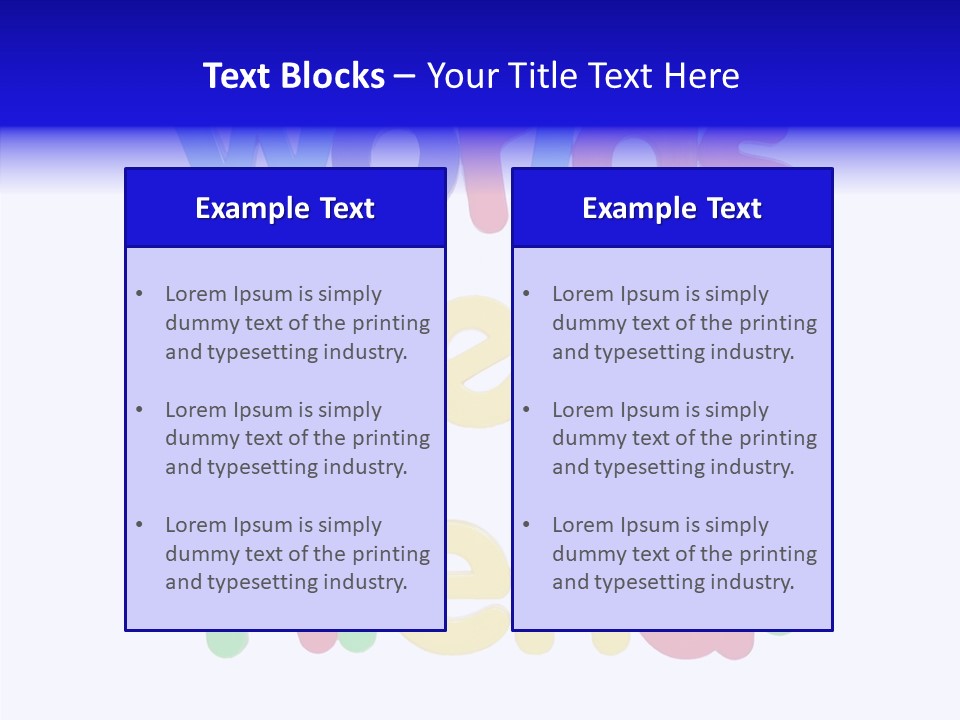 Bff Color Worlds PowerPoint Template