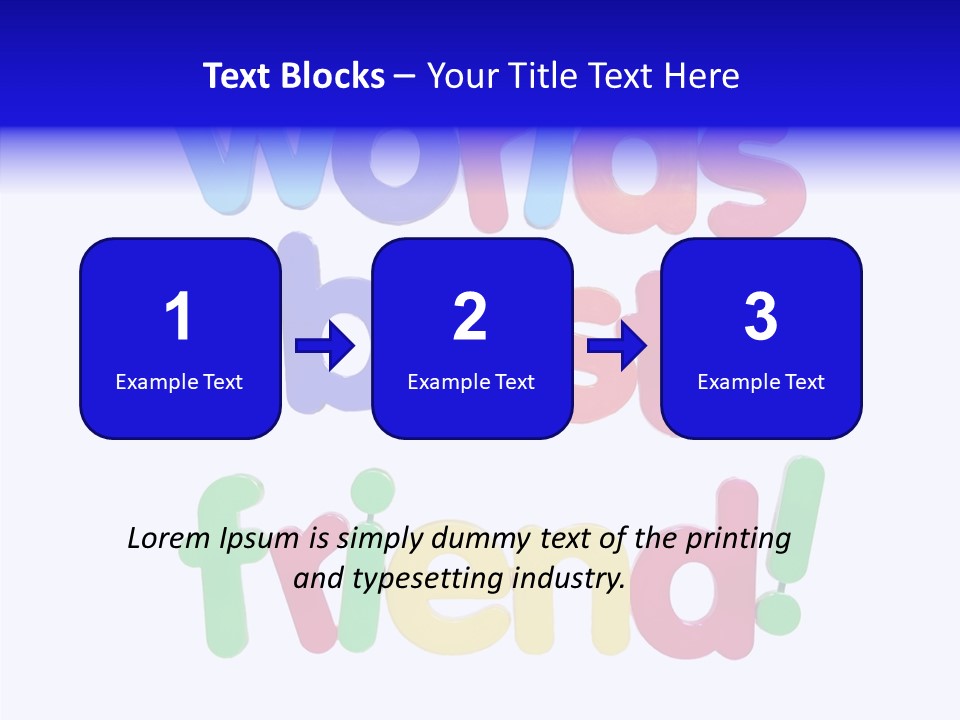Bff Color Worlds PowerPoint Template