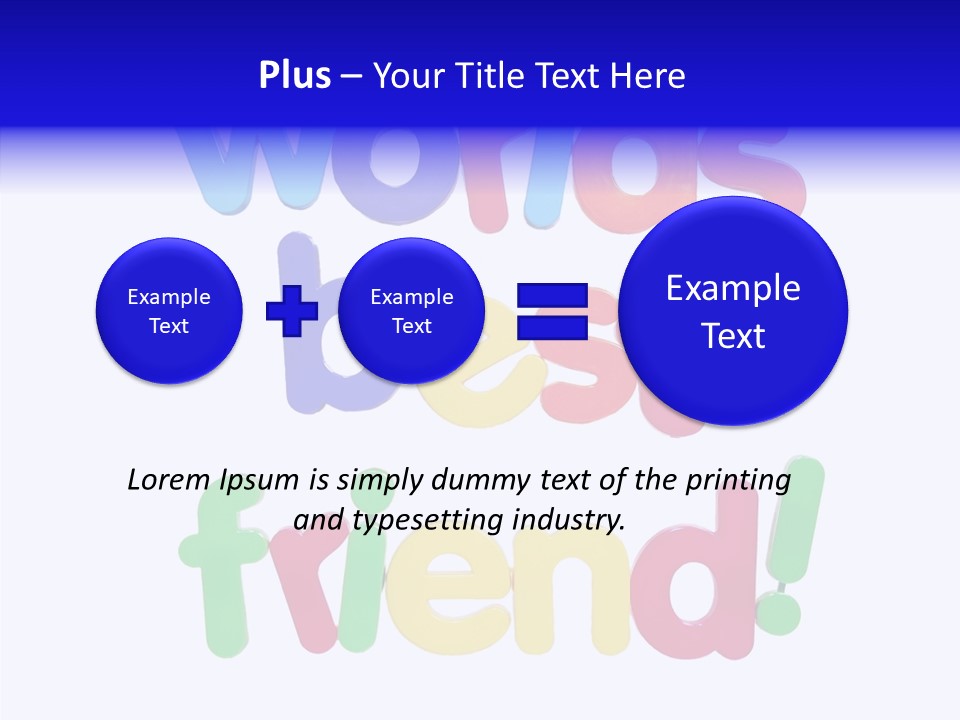 Bff Color Worlds PowerPoint Template