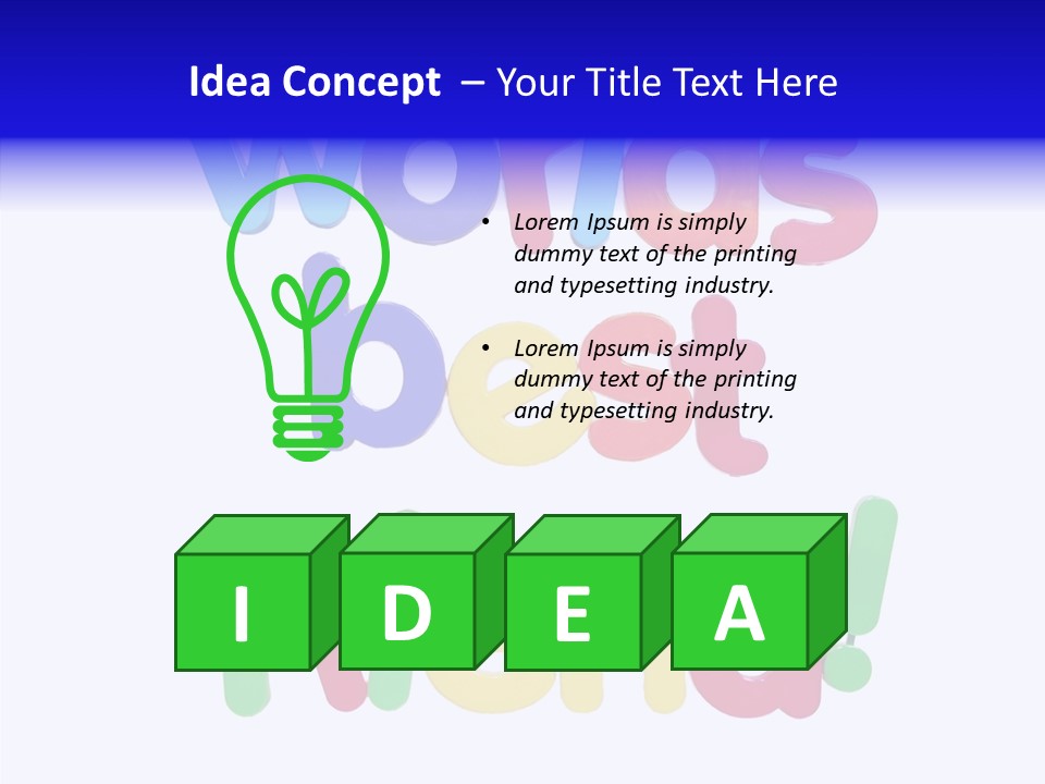 Bff Color Worlds PowerPoint Template