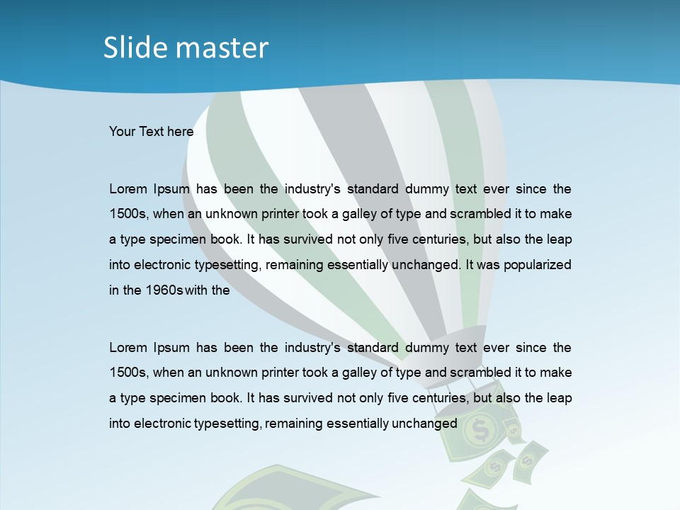 Holiday Trip Field PowerPoint Template