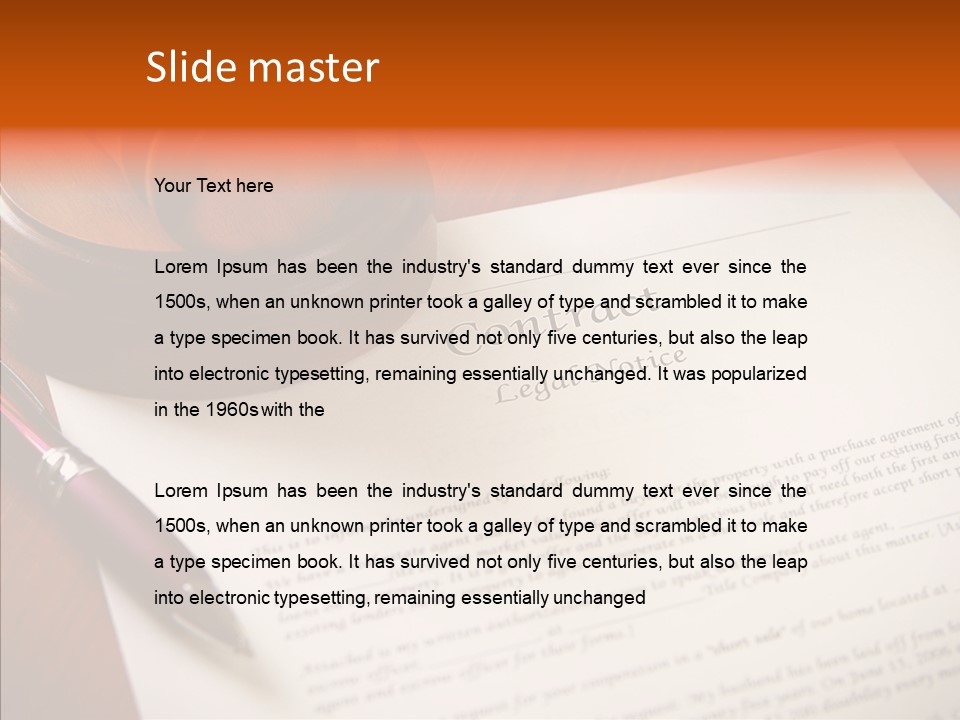 Corporate Office Deal PowerPoint Template