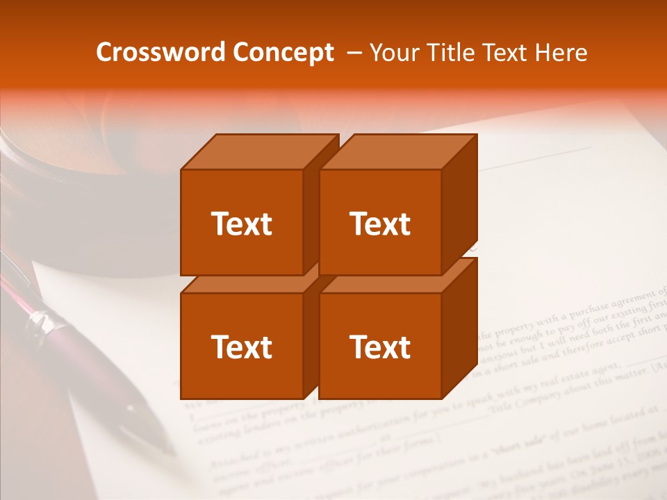 Corporate Office Deal PowerPoint Template