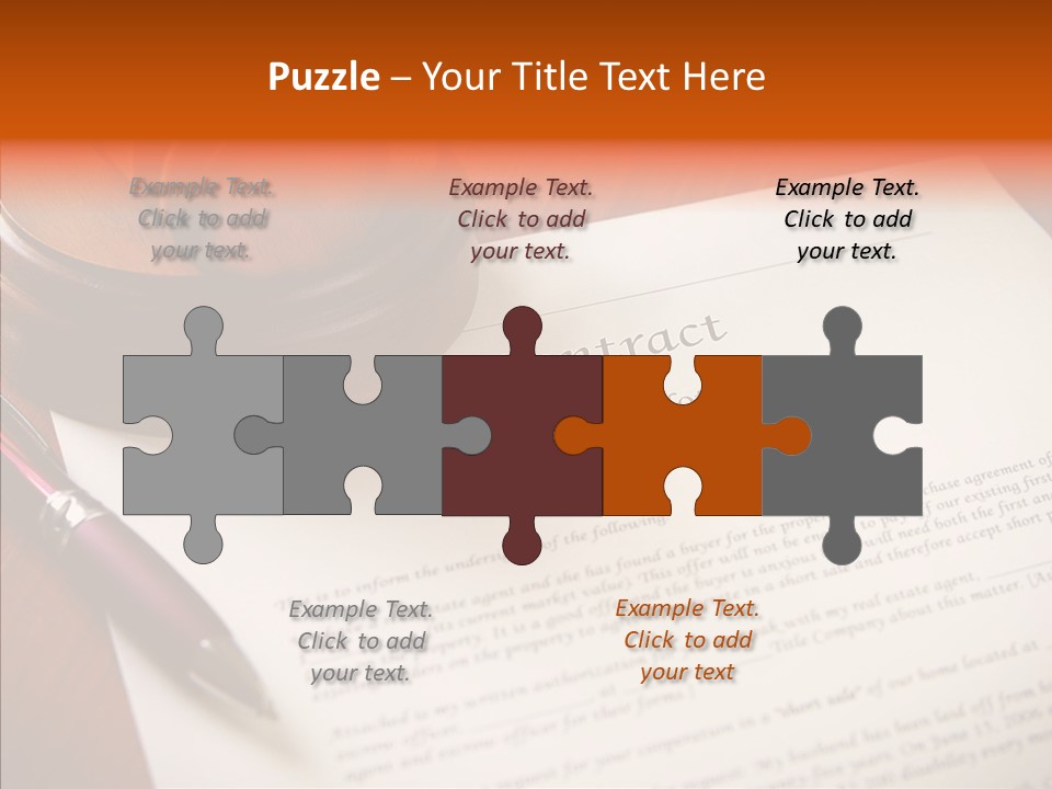 Corporate Office Deal PowerPoint Template