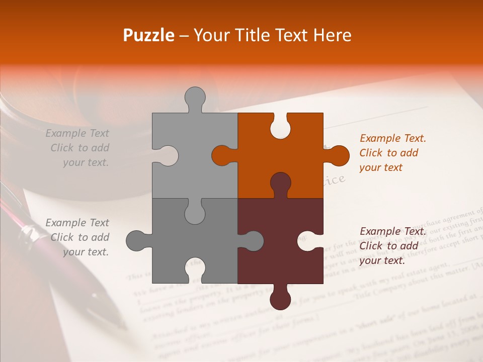 Corporate Office Deal PowerPoint Template