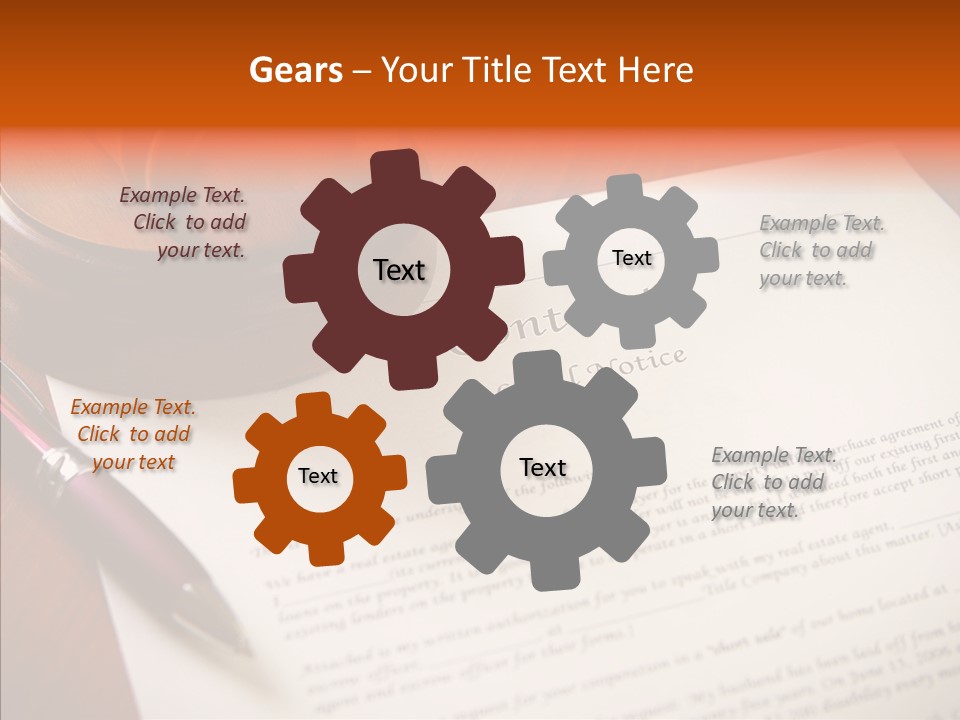 Corporate Office Deal PowerPoint Template