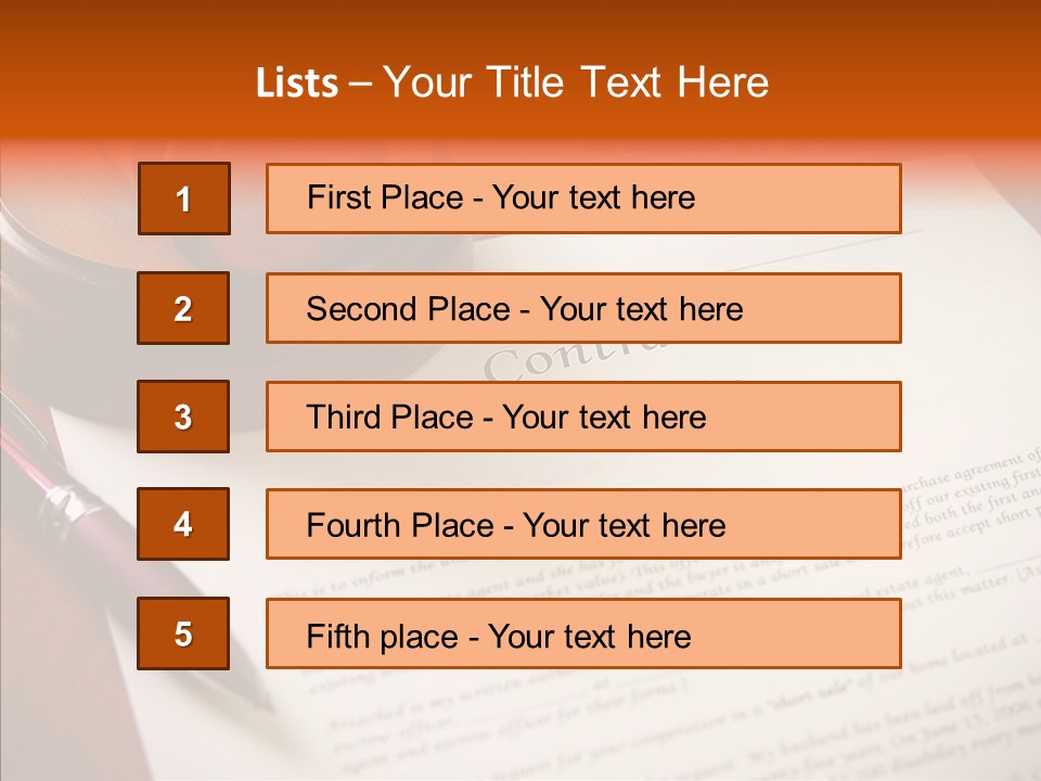 Corporate Office Deal PowerPoint Template
