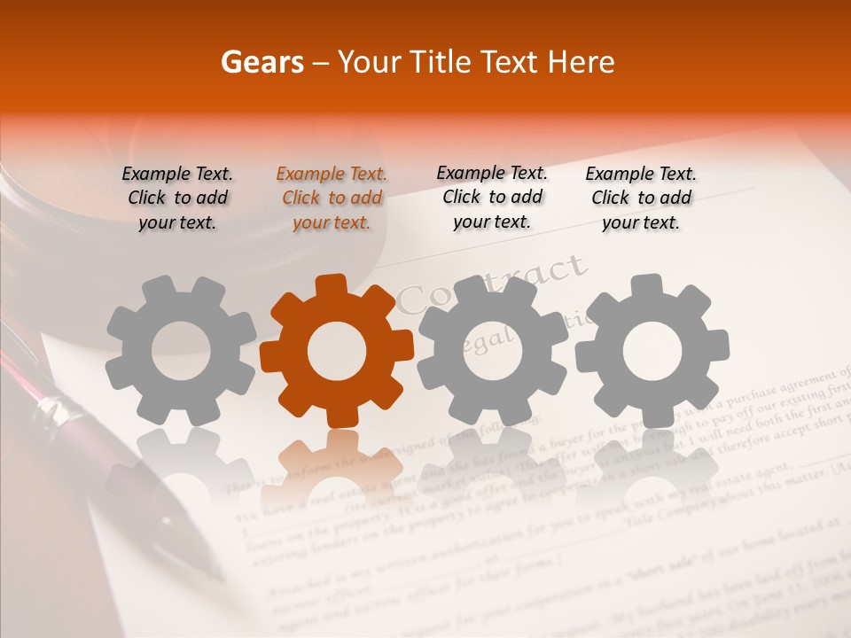 Corporate Office Deal PowerPoint Template