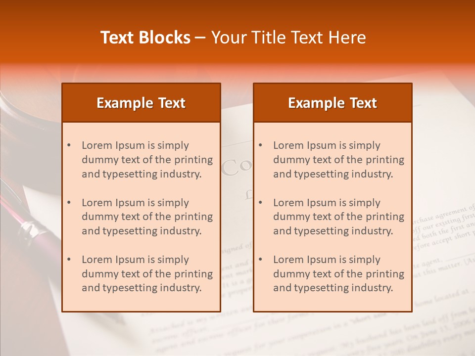 Corporate Office Deal PowerPoint Template