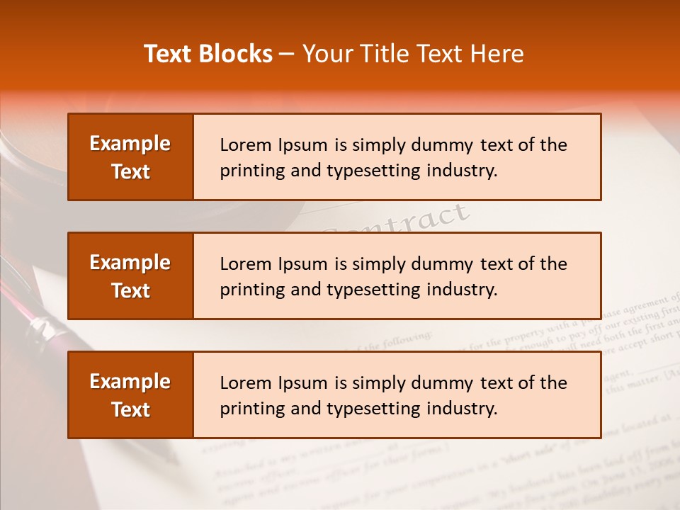 Corporate Office Deal PowerPoint Template