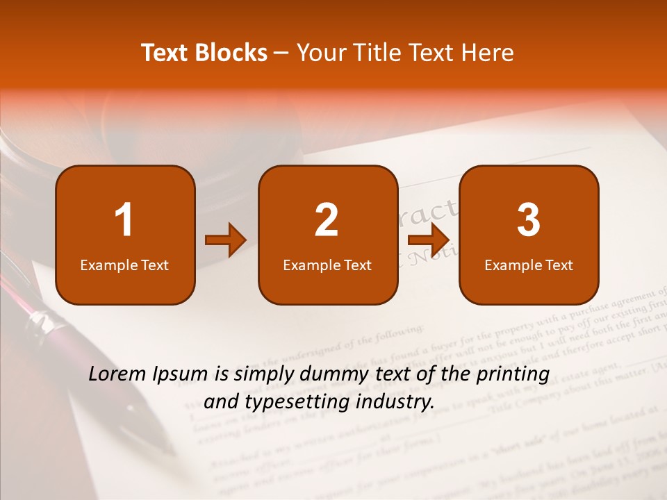 Corporate Office Deal PowerPoint Template