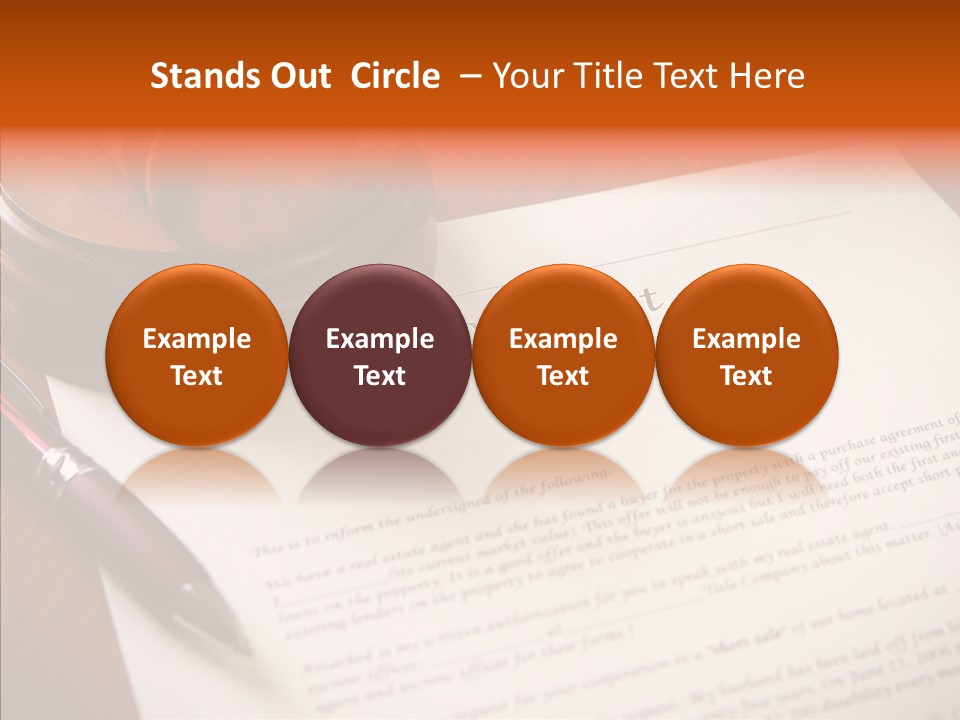 Corporate Office Deal PowerPoint Template