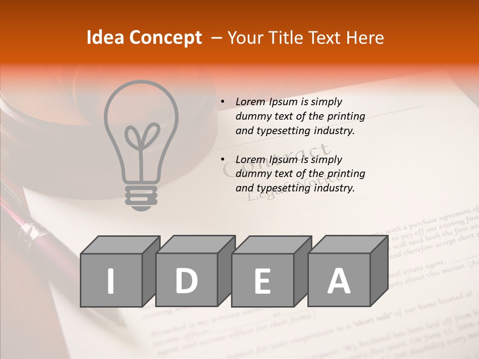 Corporate Office Deal PowerPoint Template