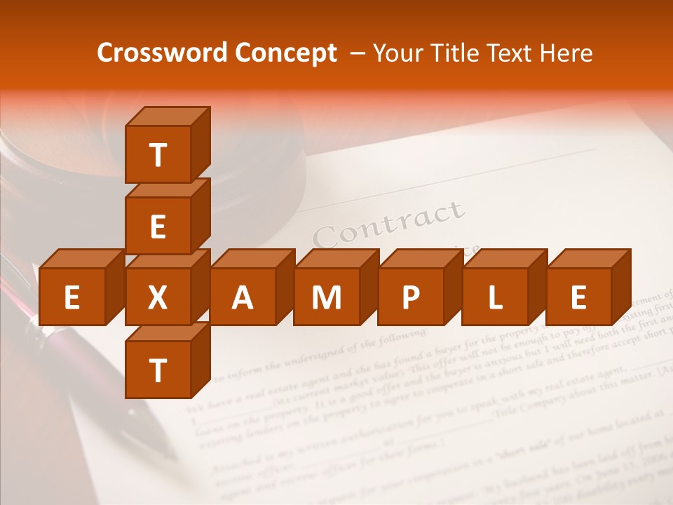 Corporate Office Deal PowerPoint Template