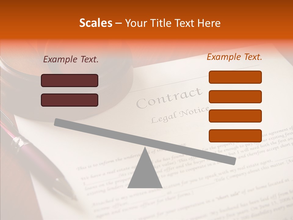 Corporate Office Deal PowerPoint Template