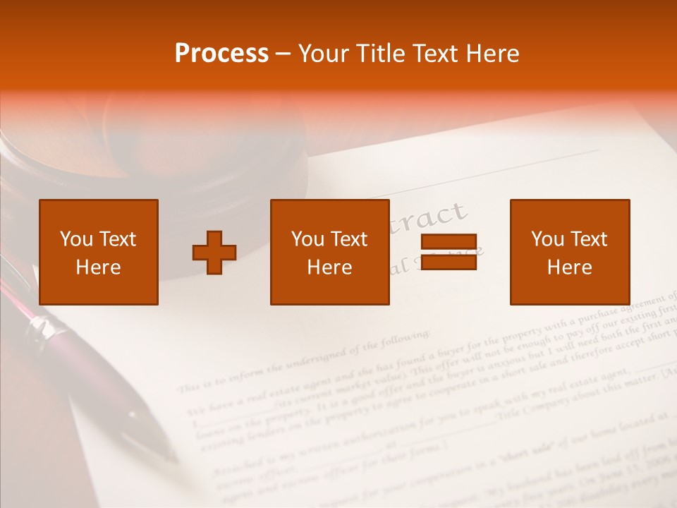 Corporate Office Deal PowerPoint Template