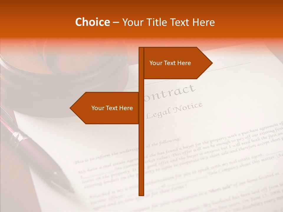 Corporate Office Deal PowerPoint Template