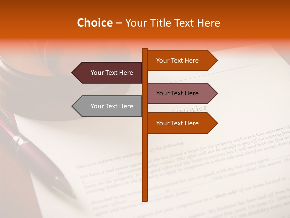Corporate Office Deal PowerPoint Template