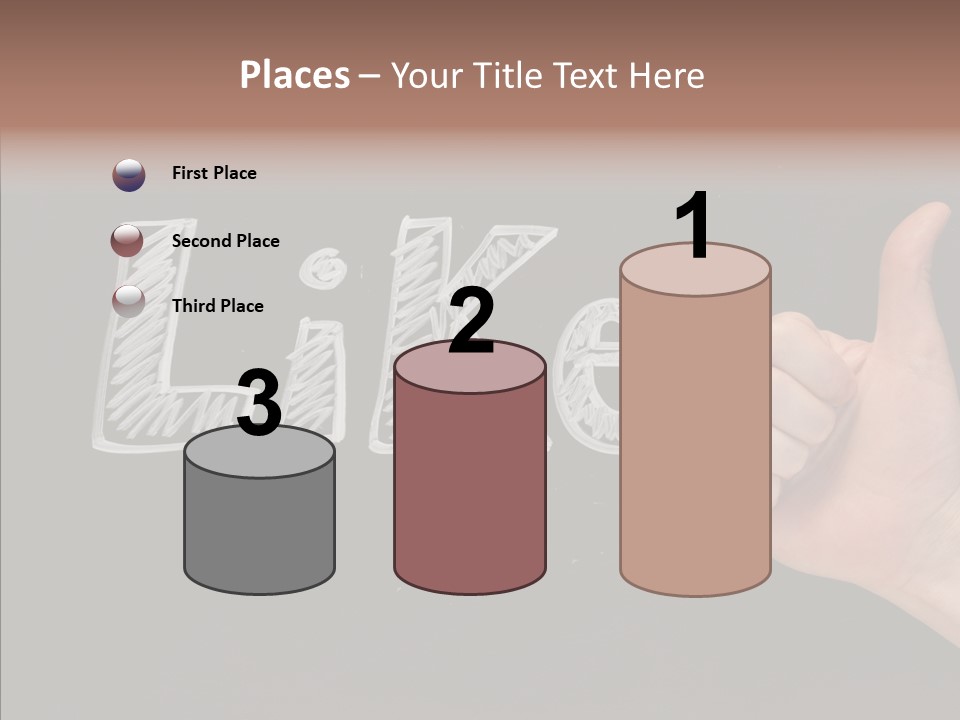Blog Word On Line PowerPoint Template