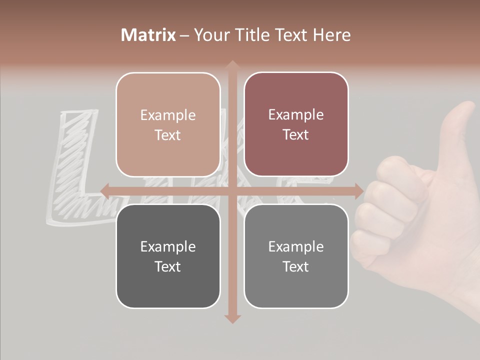 Blog Word On Line PowerPoint Template