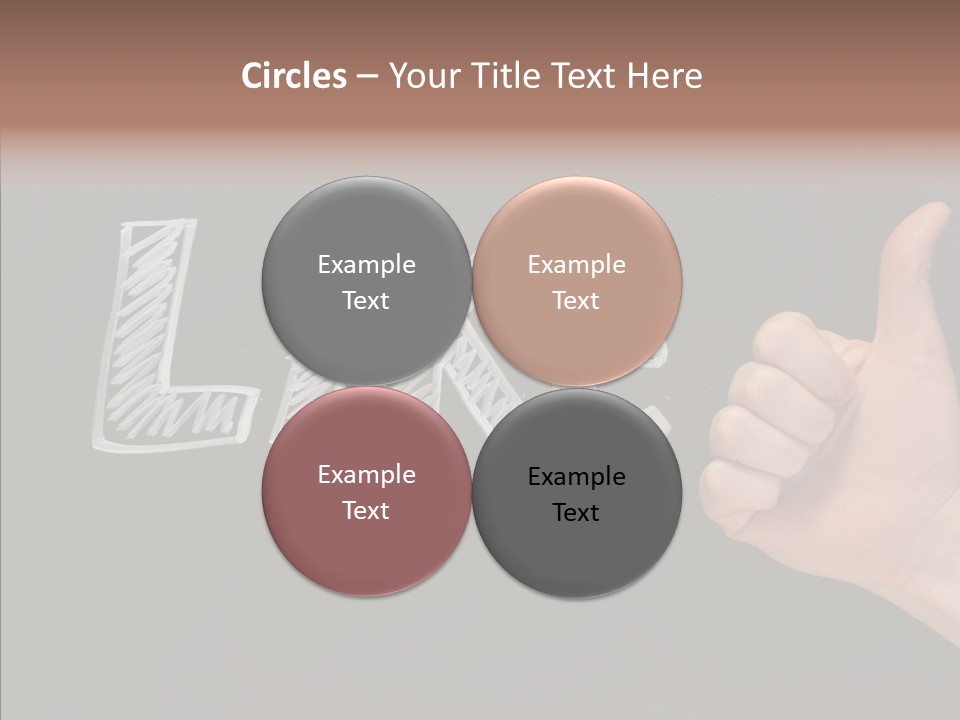 Blog Word On Line PowerPoint Template