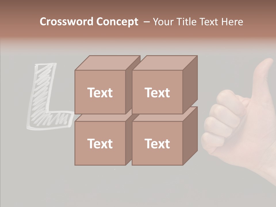 Blog Word On Line PowerPoint Template