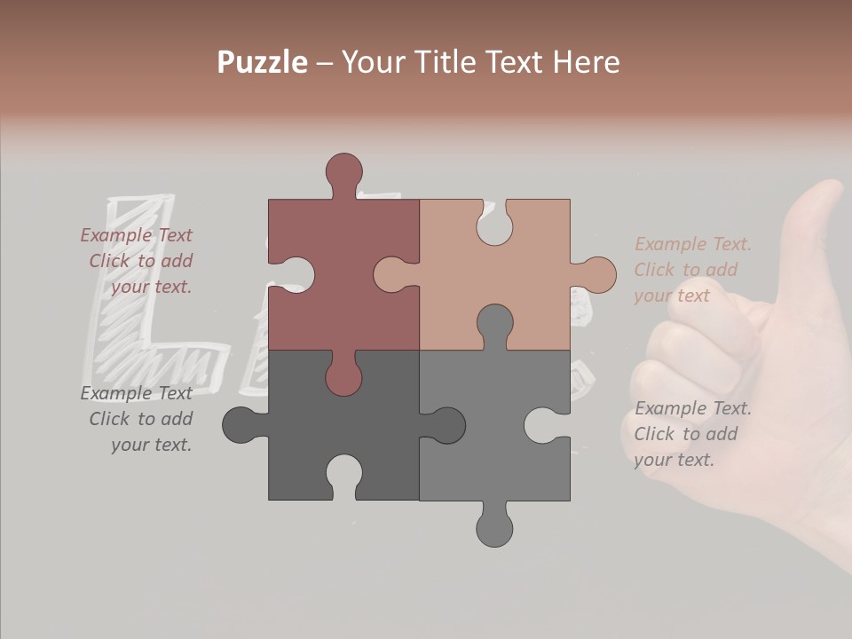 Blog Word On Line PowerPoint Template