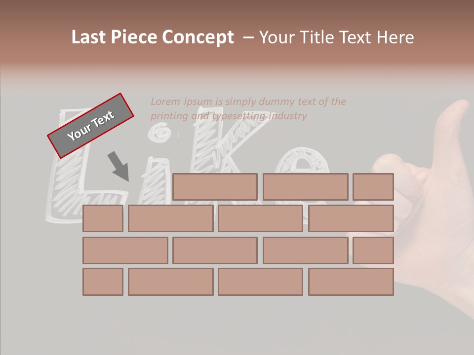 Blog Word On Line PowerPoint Template
