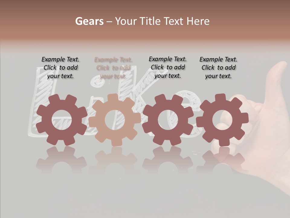 Blog Word On Line PowerPoint Template
