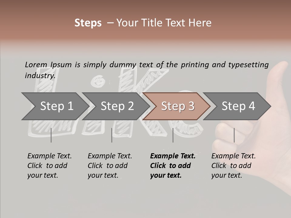 Blog Word On Line PowerPoint Template