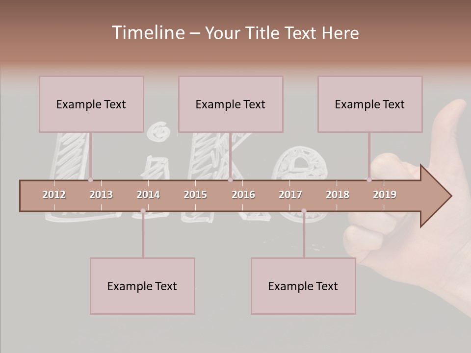 Blog Word On Line PowerPoint Template