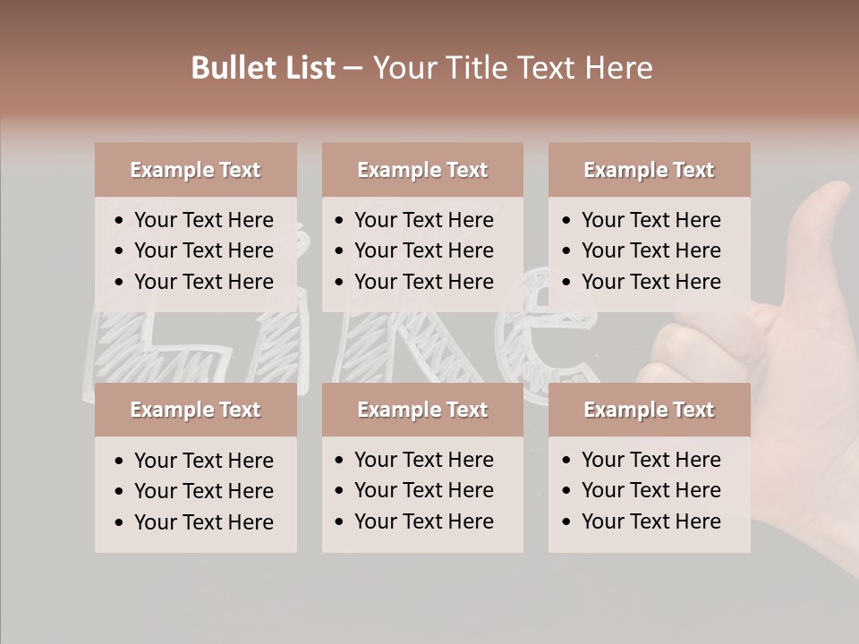 Blog Word On Line PowerPoint Template