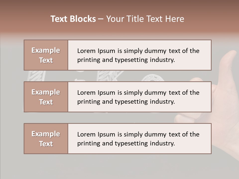 Blog Word On Line PowerPoint Template