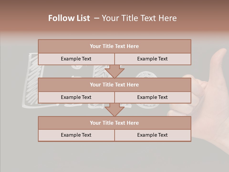 Blog Word On Line PowerPoint Template