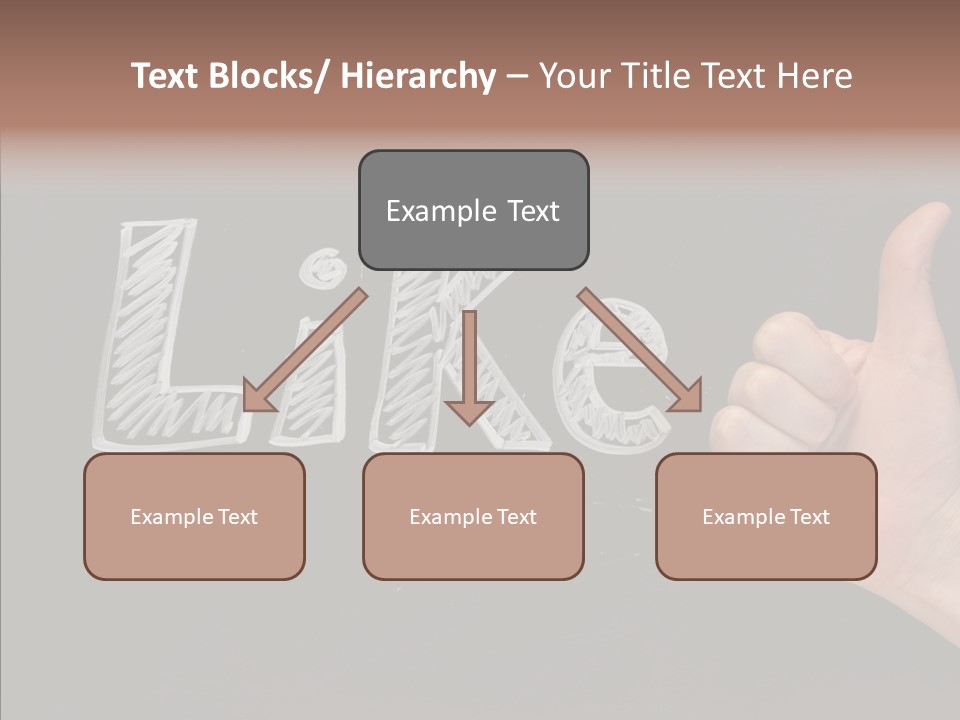 Blog Word On Line PowerPoint Template