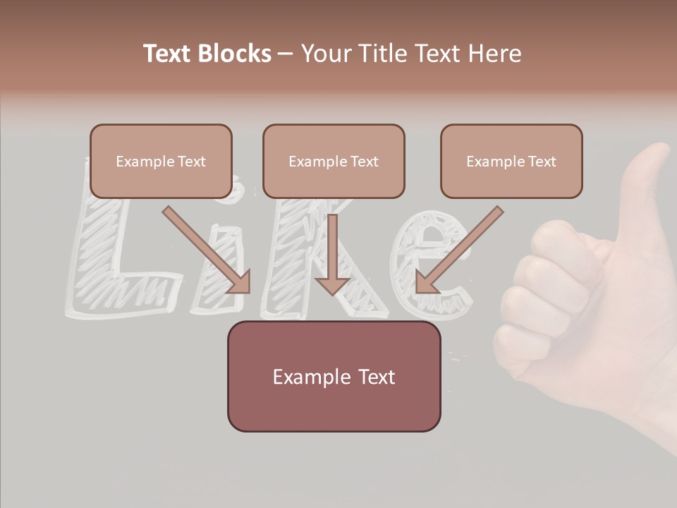 Blog Word On Line PowerPoint Template