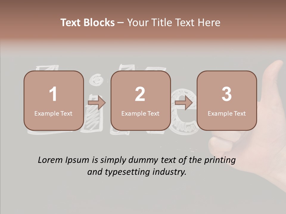 Blog Word On Line PowerPoint Template