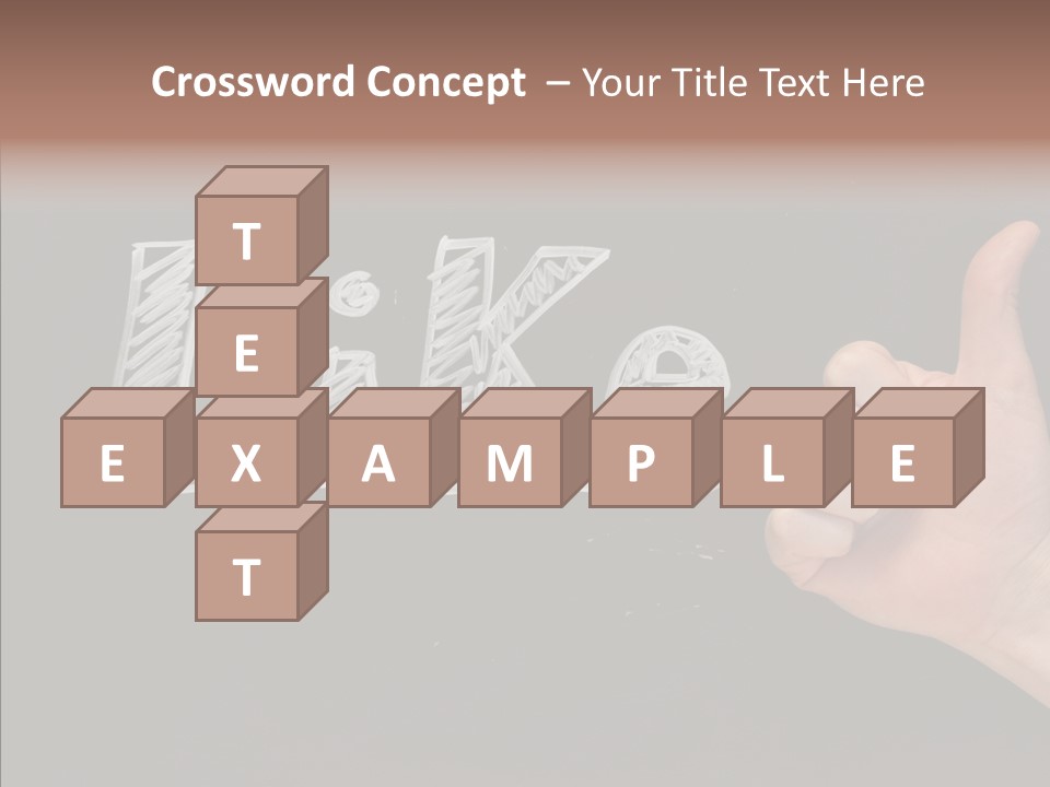 Blog Word On Line PowerPoint Template