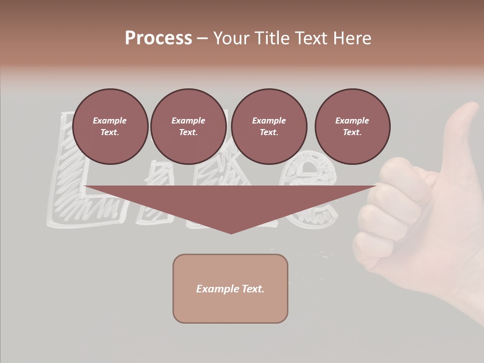 Blog Word On Line PowerPoint Template