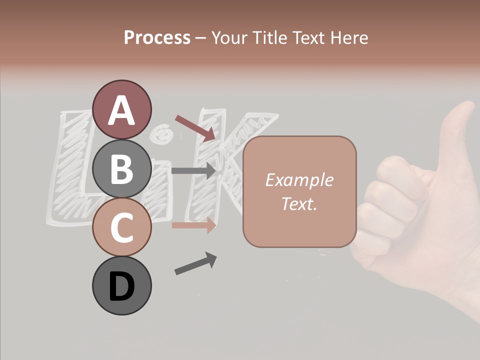 Blog Word On Line PowerPoint Template