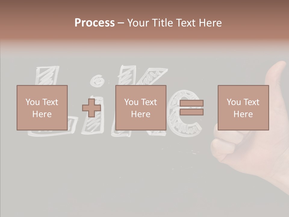 Blog Word On Line PowerPoint Template