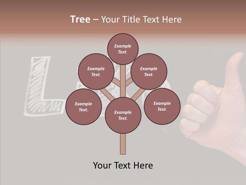 Blog Word On Line PowerPoint Template